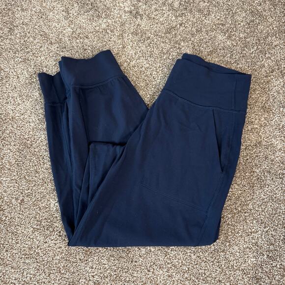 Lululemon Womens Size 6 Align Jogger Crop True Navy Yoga Walking Weekender 23" - Picture 4 of 5